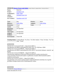 [#WEB-95] Restore from trash failed.