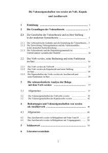 Die Valenzeigenschaften von werden als Voll