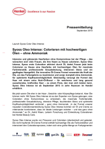 Pressemitteilung - Henkel Adhesives Österreich