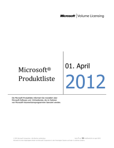 Lync 2010 - Microsoft Volume Licensing