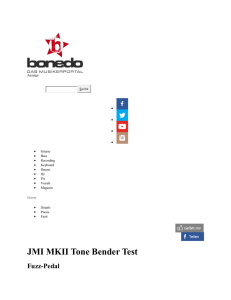 JMI MKII Tone Bender Test :: Bonedo
