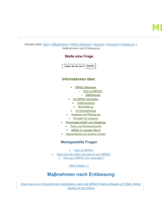 MRSA-net - MRSA Allgemein