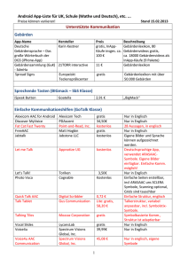 App-Empfehlungen für das iPad (November 2011) - CLUKS