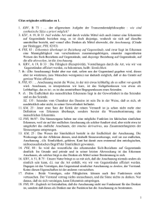 Citas originales utilizadas en 1. 1. KRV, B 73 : … der allgemeinen
