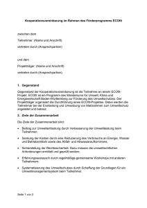 Kooperationsvereinbarung “Nachhaltiges Wirtschaften Heidelberg