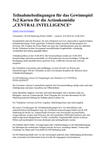 Teilnahmebedingungen Central Intelligence 6.2016