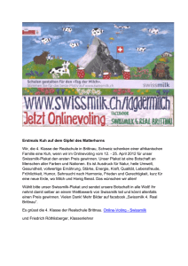 Swissmilk, Plakat und Text Voting Version 3
