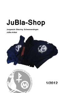 JuBla-Shop Katalog zum Bearbeiten