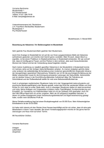 Bewerbungsanschreiben Hebamme (m/w) als Word