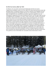 Bericht Bäder Cup 2015 - Skiclub Alpina St. Moritz