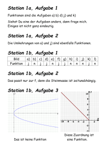 Station 1a, Aufgabe 1