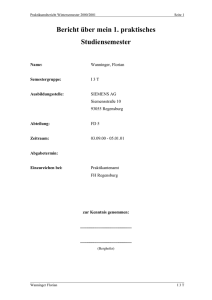 Standardvorlage, Stand 08/99