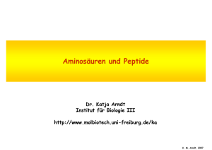 Aminosäuren und Peptide