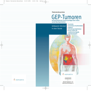 GEP-Tumoren GEP-Tumoren - Das Netzwerk Hypophysen