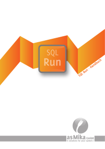 SQL Run - Handbuch