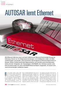 AUTOSAR lernt Ethernet