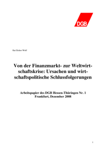 Von der Finanzmarkt- zur Weltwirtschaftskrise (PDF, 116 kB )