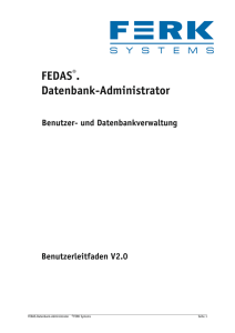 FEDAS . Datenbank-Administrator