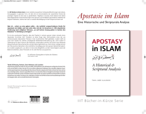 Apostasie im Islam - International Institute of Islamic Thought