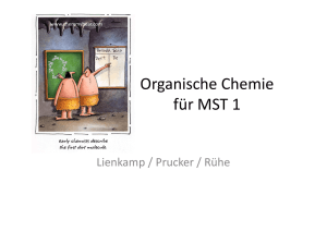 Organische Chemie für MST 1