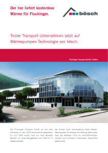 Tiroler Transport-Unternehmen setzt auf Wärmepumpen