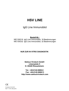 HSV IgG EcoLine - Sekisui Diagnostics