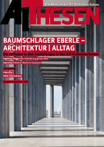 Baumschlager eBerle — architektur | alltag