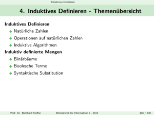 4. Induktives Definieren