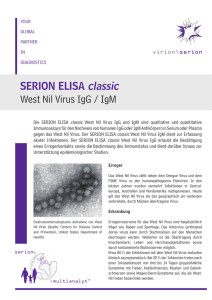 SERION ELISA classic West Nil Virus IgG / IgM
