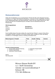Micreos Human Health BV t.a.v. Steffi Oostendorp Antonie van