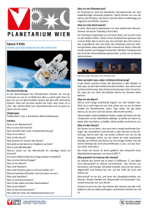 Space 4 Kids - Planetarium Wien