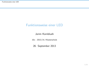 Funktionsweise einer LED