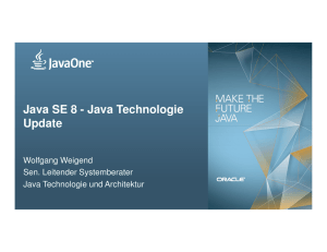Java SE 8 - Java Technologie Update Update