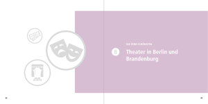 Theater in Berlin und Brandenburg 8