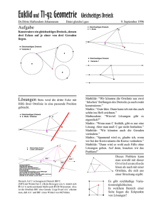 Euklidund TI-92 Geometrie Gleichseitiges Dreieck