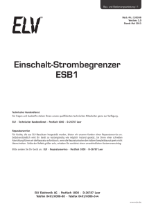 Einschalt-Strombegrenzer ESB1