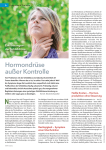 Hormondrüse außer Kontrolle - topfit