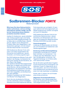 Sodbrennen-Blocker FORTE