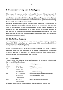 3 Implementierung von Datentypen