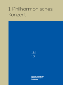 1. Philharmonisches Konzert