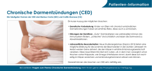 Chronische Darmentzündungen (CED)