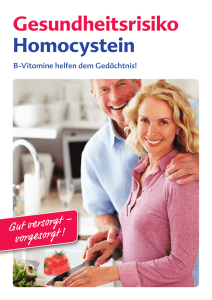 Gesundheitsrisiko Homocystein