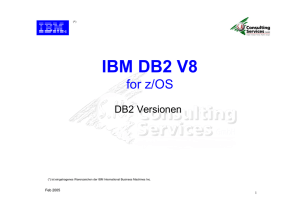 IBM DB2 V8 - SK Consulting Services GmbH