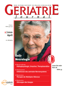 Delir Neurologie Delir Neurologie - Deutsche Gesellschaft für Geriatrie