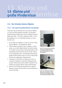 13 Kleine und große Hindernisse