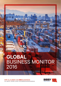 global business monitor 2016 - Bibby Financial Services GmbH