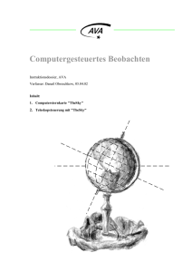 Computergesteuertes Beobachten