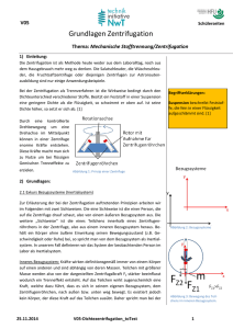 Grundlagen Zentrifugation