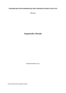 Organische Chemie - Physiologische Chemie