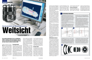 Wissen Objektive Die Konstruktion von Weitwinkelobjektiven